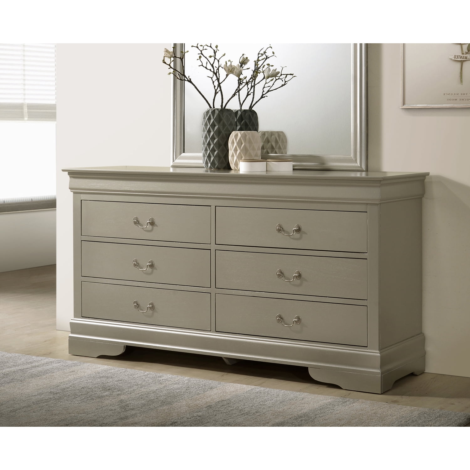 Glory Furniture Louis Phillipe G3160-D Dresser , Oak