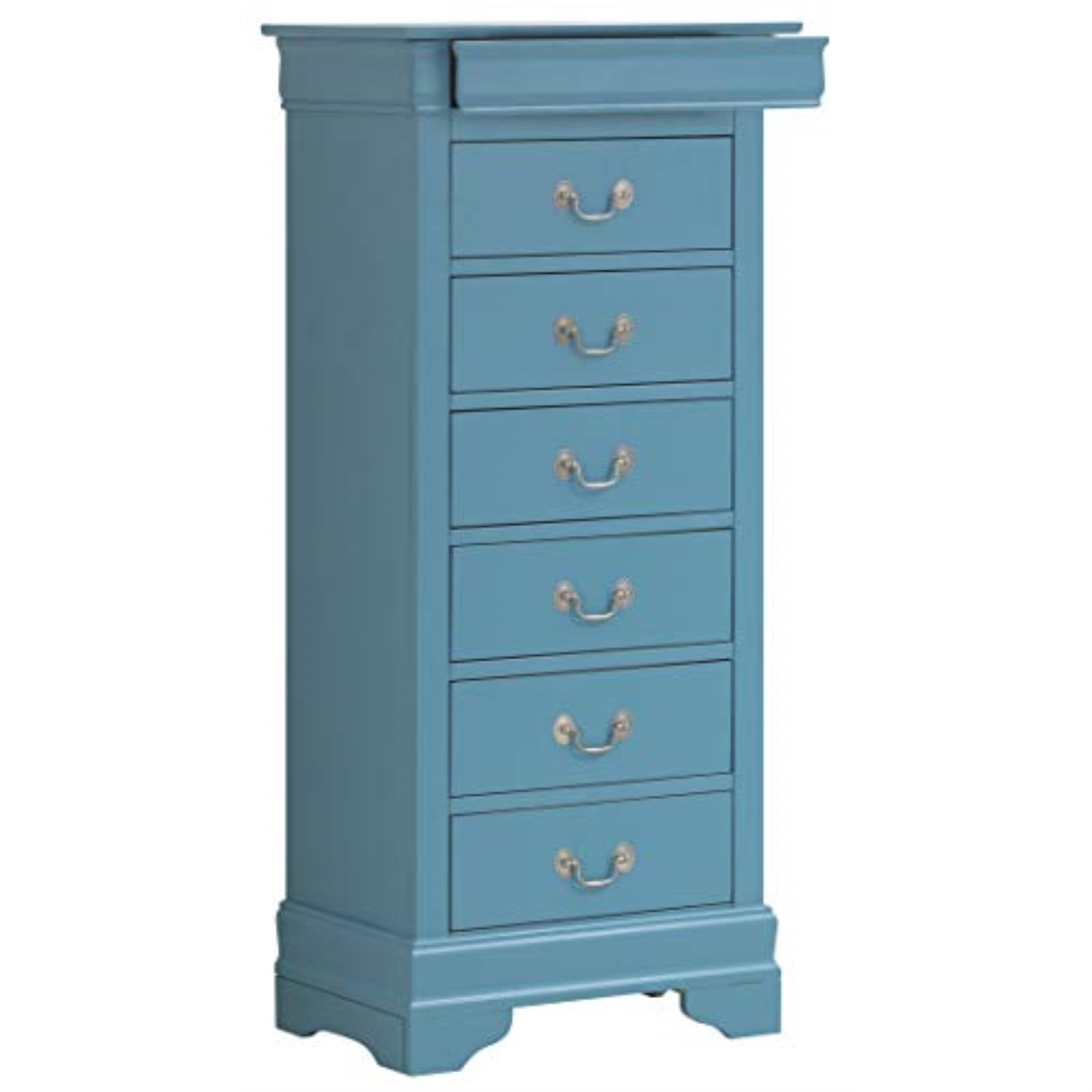 Glory Furniture Louis Phillipe G3180-LC Lingerie Chest , Teal 