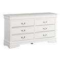 thumbnail image 1 of Glory Furniture Louis Phillipe G3190-D Dresser , White, 1 of 4