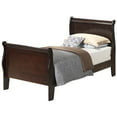 thumbnail image 1 of Glory Furniture Louis Phillipe Twin Sleigh Bed in Cappuccino, 1 of 2