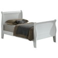 thumbnail image 1 of Glory Furniture Louis Phillipe Twin Sleigh Bed in White, 1 of 2