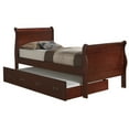 thumbnail image 1 of Glory Furniture Louis Phillipe Twin Trundle Bed in Cherry, 1 of 2