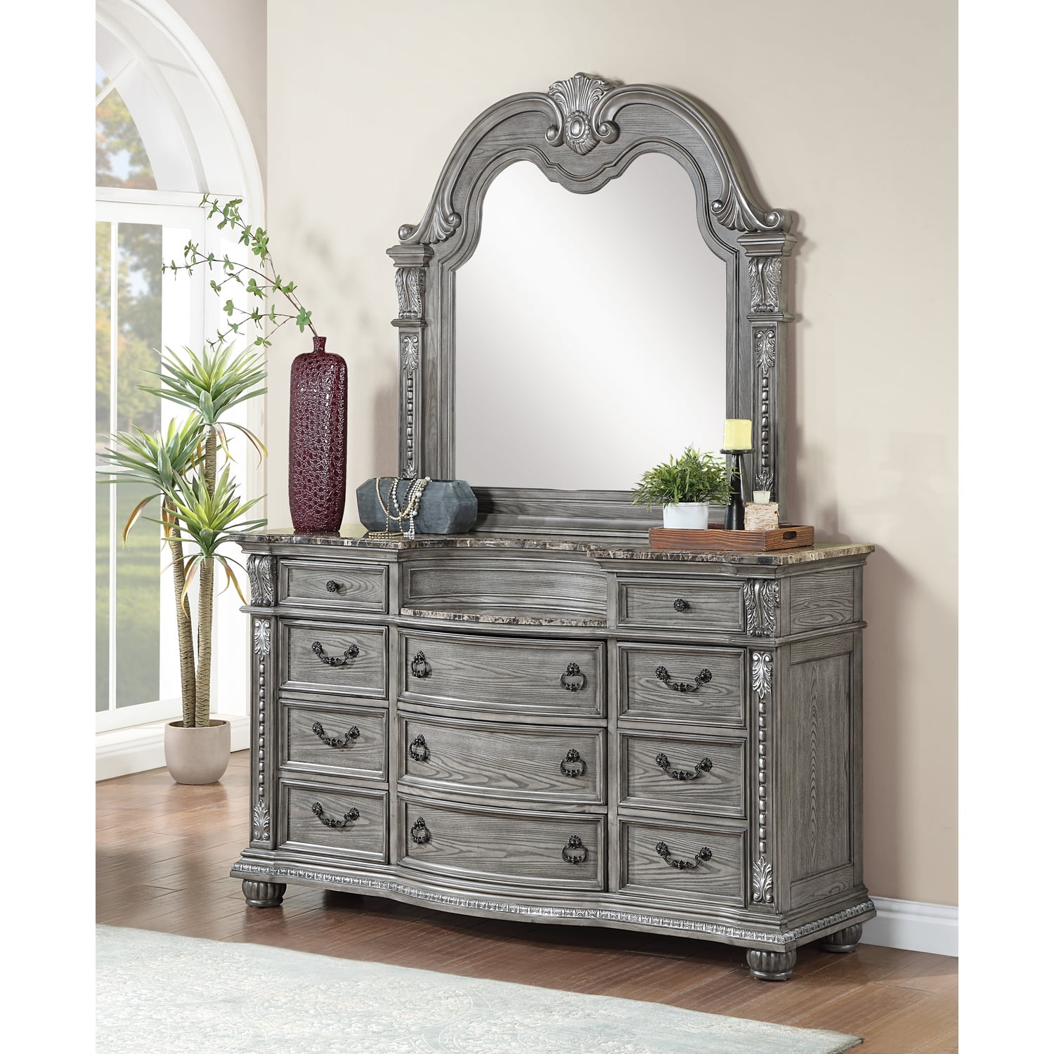 Glory Furniture Lucca G09105-D Dresser Gray