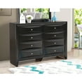 thumbnail image 1 of Glory Furniture Marilla 8-Drawers Bedroom Dresser in Black, 1 of 8