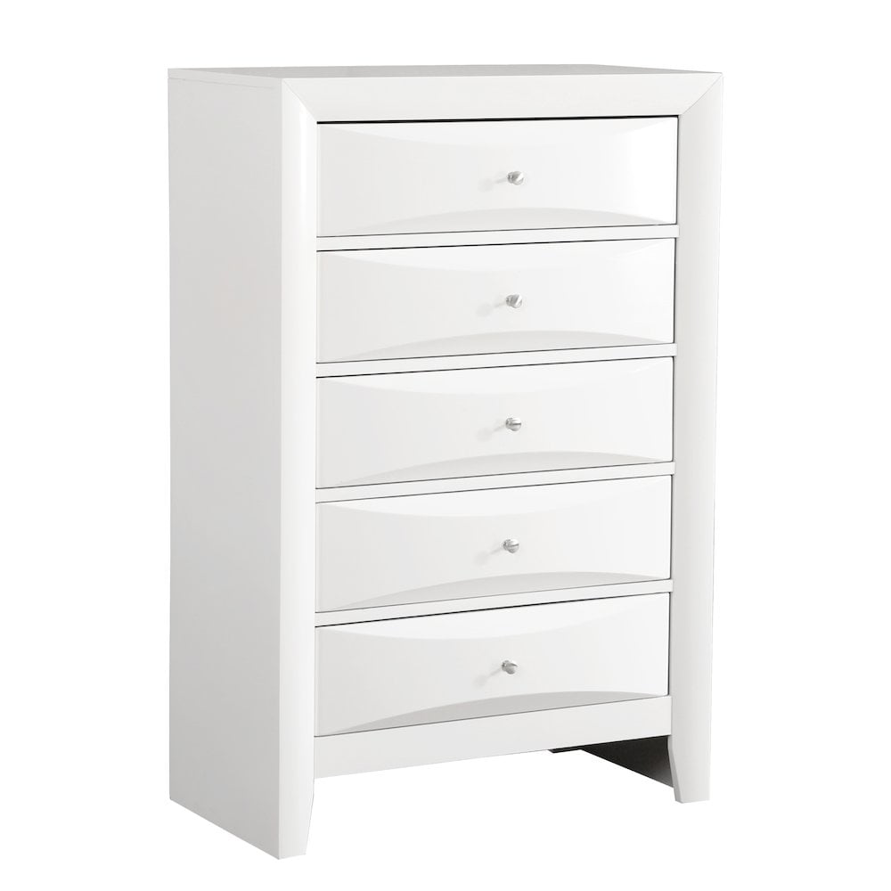 Glory Furniture Marilla Chest in White Color
