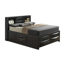 Glory Furniture Marilla Full Storage Bed in Black
