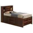 thumbnail image 1 of Glory Furniture Marilla G1550G-TSB3 Twin Storage Bed , Cherry, 1 of 7