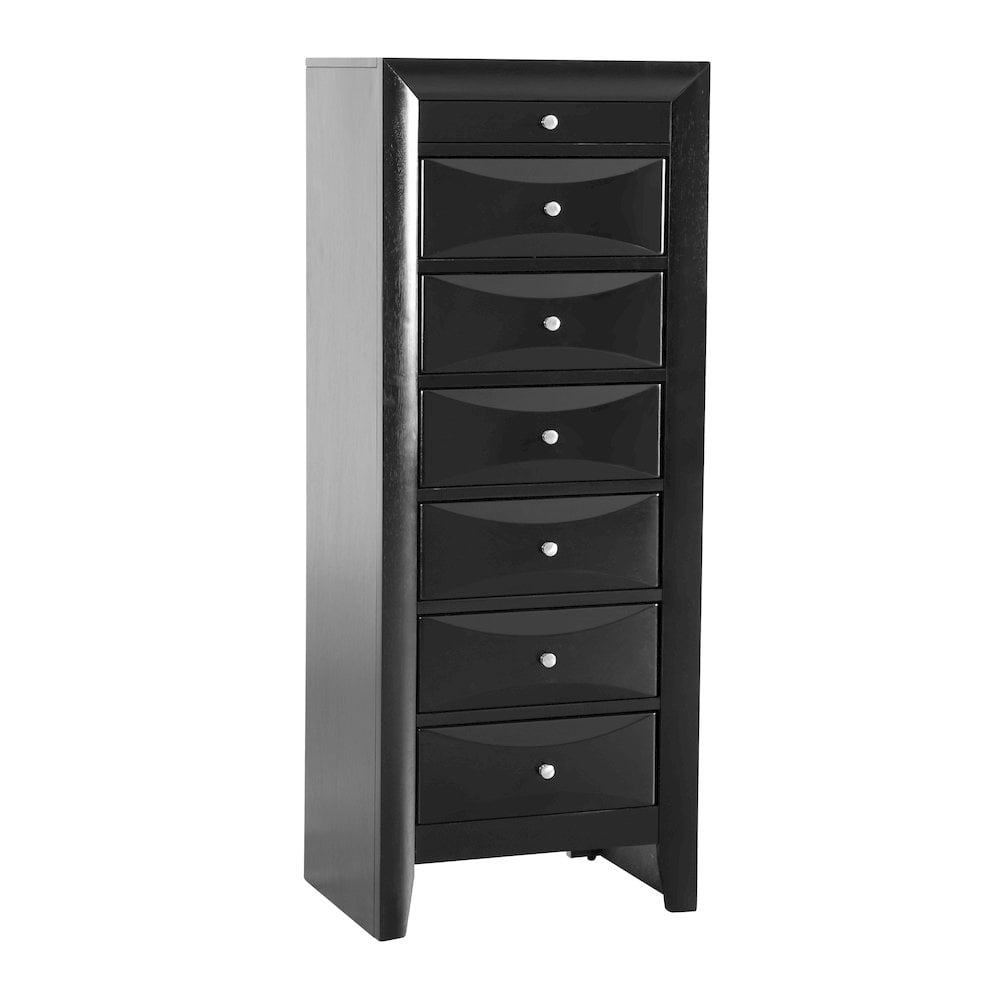 Glory Furniture Marilla Lingerie Chest in Black Color