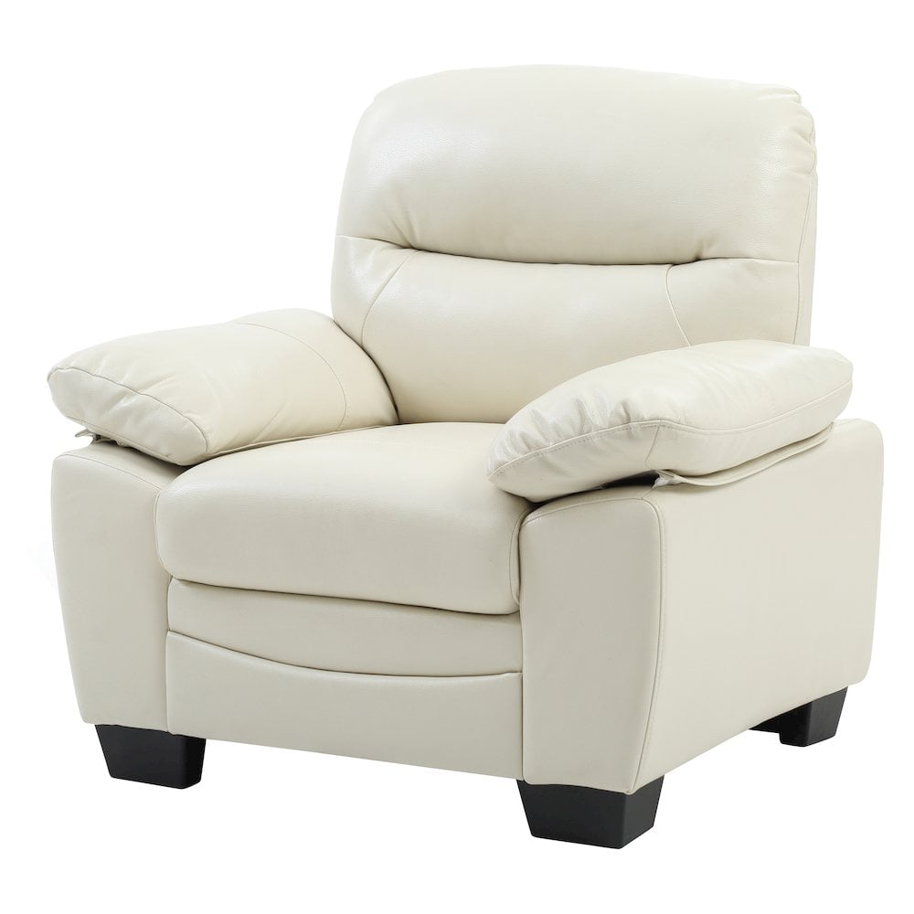 Glory Furniture Marta Accent Chair in Pearl Color