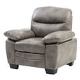 thumbnail image 1 of Glory Furniture Marta Faux Leather Chair in Gray, 1 of 5
