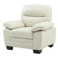 thumbnail image 1 of Glory Furniture Marta Faux Leather Chair in Pearl, 1 of 5