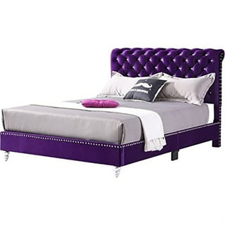 Purple cheap bed full