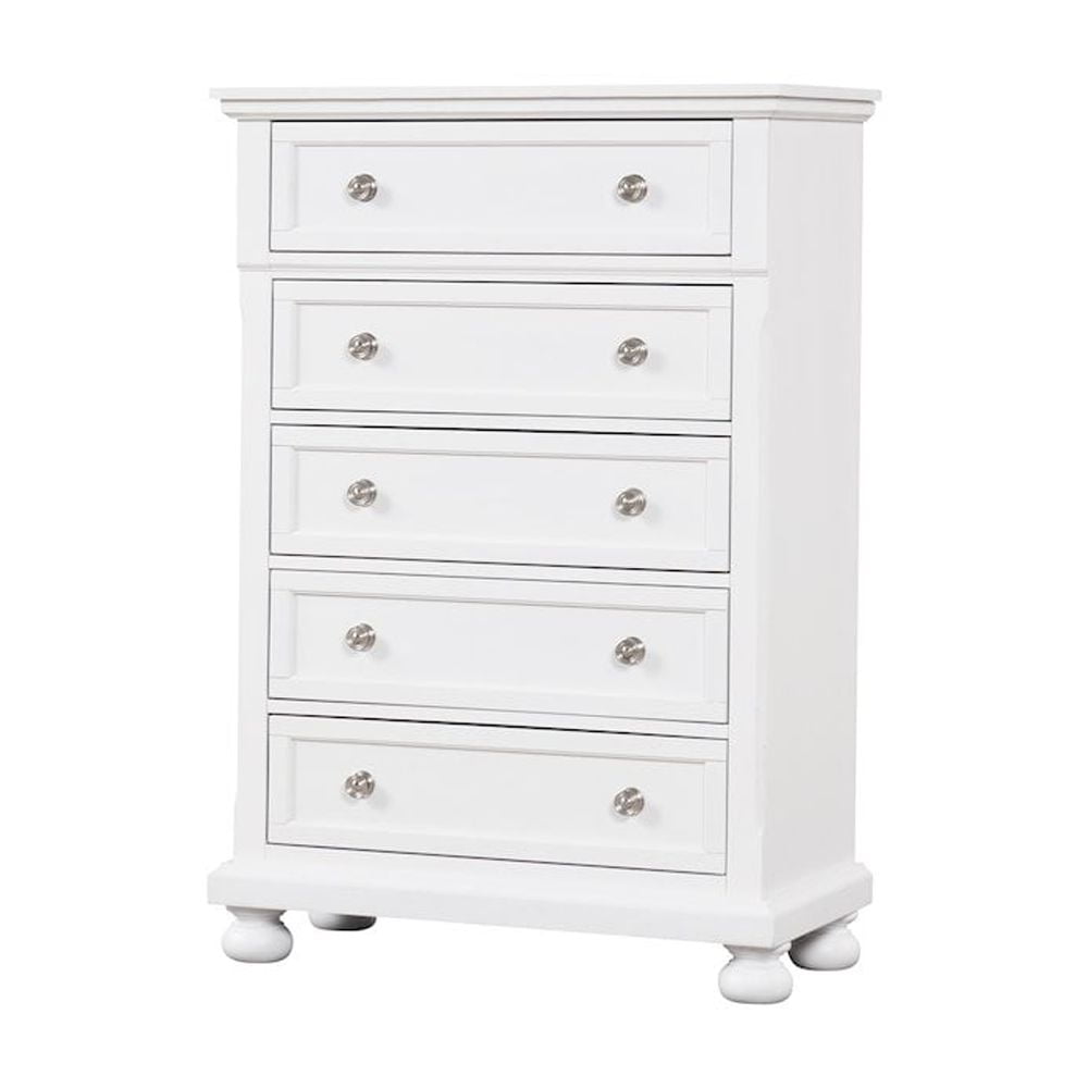 Glory Furniture Meade Chest in White Color