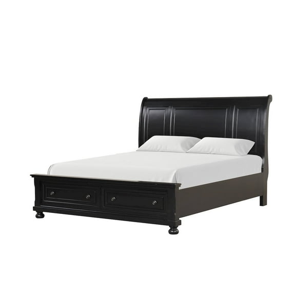 Glory Furniture Meade Queen Bed in Black Color