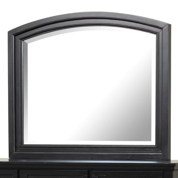 Glory Furniture Meade Mirror in Black Color