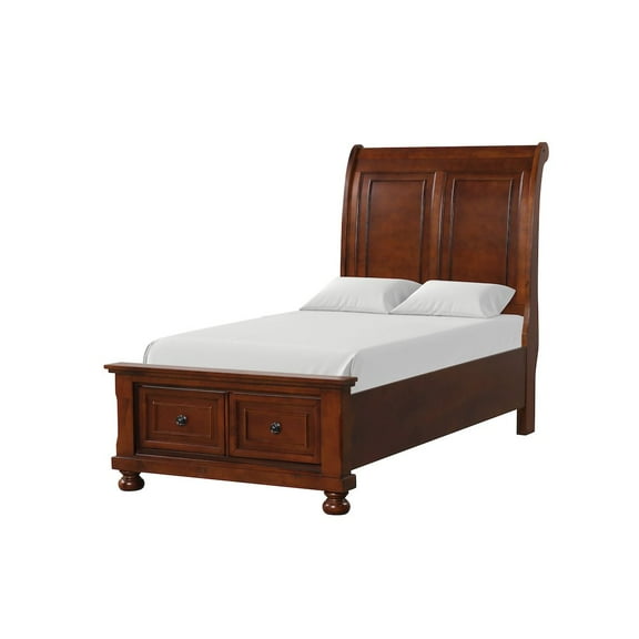 Glory Furniture Meade Twin Bed in Classic Cherry Color