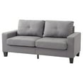 thumbnail image 1 of Glory Furniture Newbury Faux Leather Modular Sofa in Gray, 1 of 7