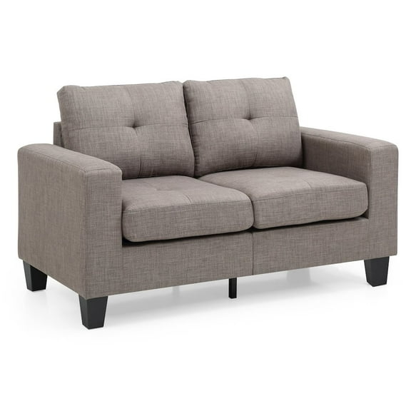 Glory Furniture Newbury Loveseat in Gray Color