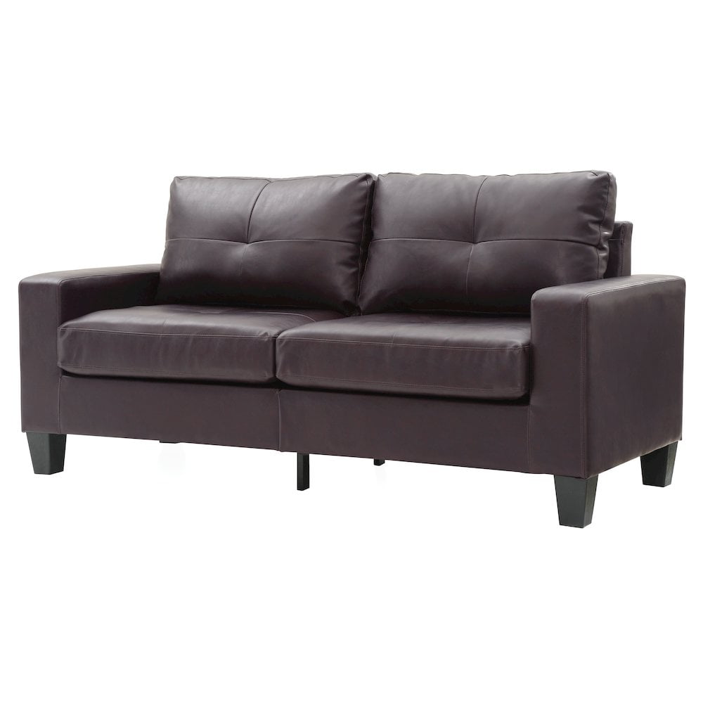 Glory Furniture Newbury Sofa in Dark Brown Color