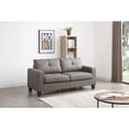 thumbnail image 1 of Glory Furniture Newbury Twill Fabric Modular Sofa in Gray, 1 of 6