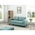 thumbnail image 1 of Glory Furniture Newbury Twill Fabric Modular Sofa in Teal, 1 of 6