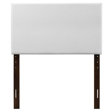 Glory Furniture Nova Faux Leather Upholstered Twin Headboard in White