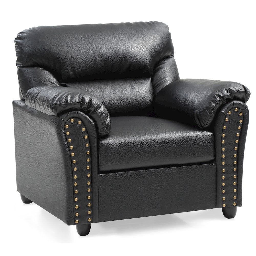 Glory Furniture Olney Accent Chair in Black Color