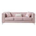 thumbnail image 1 of Glory Furniture Paige Velvet Sofa in Pink, 1 of 5