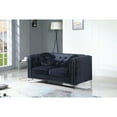 thumbnail image 1 of Glory Furniture Pompano Velvet Loveseat in Black, 1 of 8
