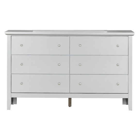 Glory Furniture Primo G1333-D Dresser , Silver Champagne