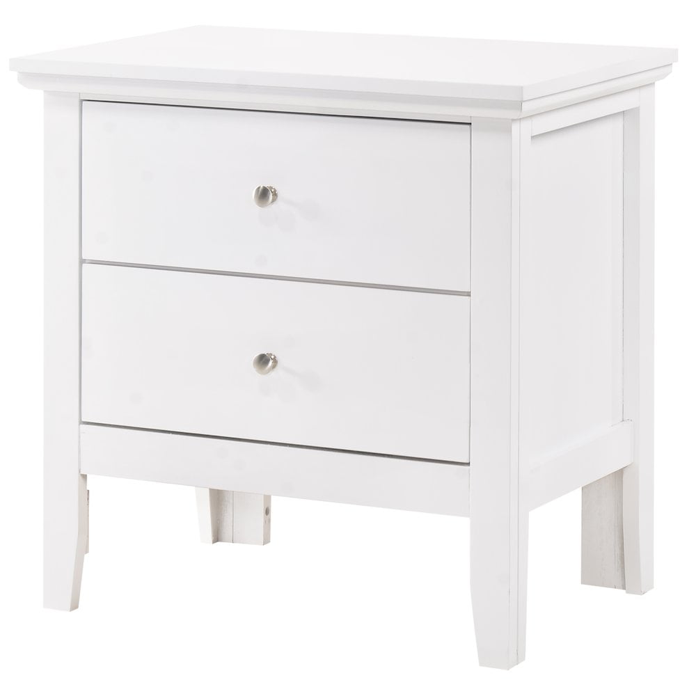 Glory Furniture Primo Nightstand in White Color