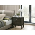 thumbnail image 1 of Glory Furniture Primo Solid Wood 2-Drawer Nightstand in Gray, 1 of 5