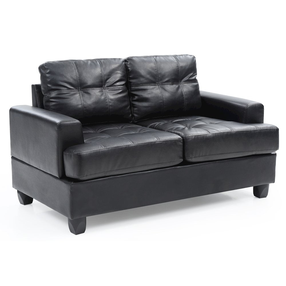 Glory Furniture Sandridge Loveseat in Black Color