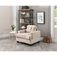 thumbnail image 1 of Glory Furniture Sandridge Micro-Suede Upholstered Chair in Vanilla, 1 of 5