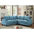 thumbnail image 1 of Glory Furniture Sandridge Microsuede Sectional in Aqua, 1 of 6