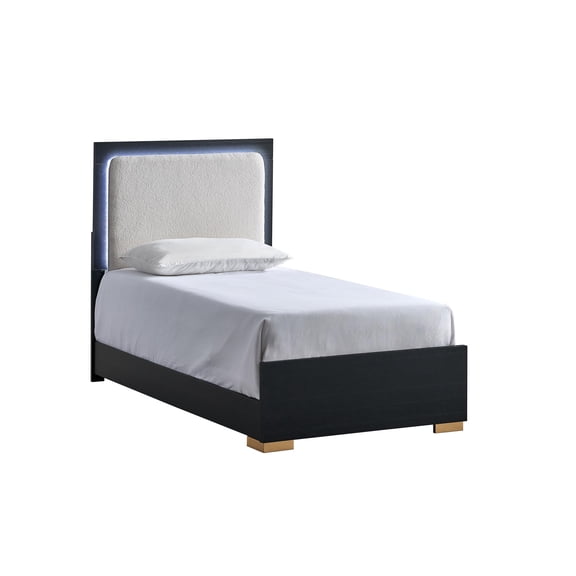 Glory Furniture Steeler G004500A-TB TWIN BED Black Gold