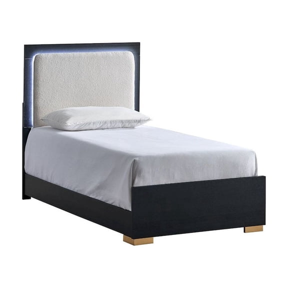 Glory Furniture Steeler G004500A-TB TWIN BED  Black Gold