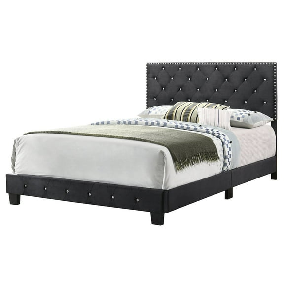 Glory Furniture Suffolk Queen Bed in Black Color