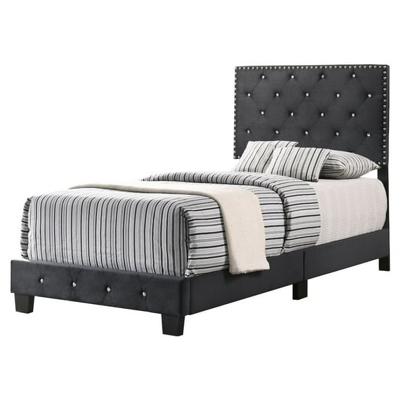 Glory Furniture Suffolk Twin Bed in Black Color