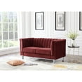 thumbnail image 1 of Glory Furniture Sunset G0559A-L Loveseat , BURGUNDY, 1 of 5
