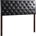 thumbnail image 1 of Glory Furniture Super Nova Faux Leather Upholstered Full Headboard in Black, 1 of 6