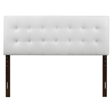 Glory Furniture Super Nova Faux Leather Upholstered Full Headboard in White