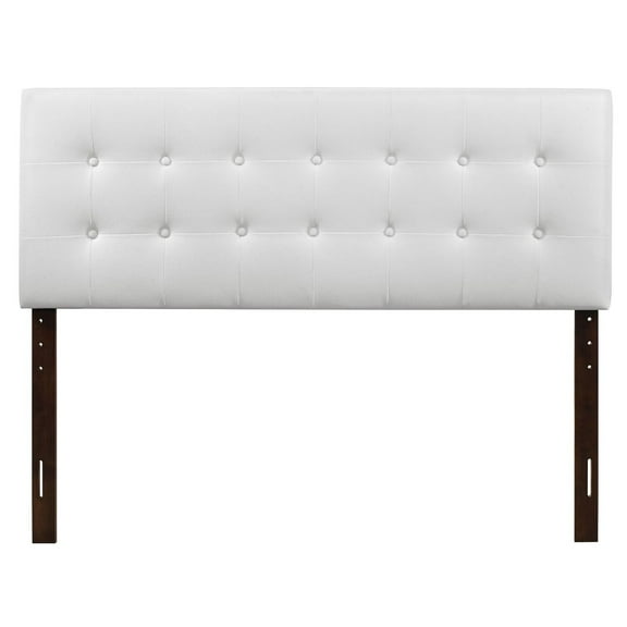 Glory Furniture Super Nova Faux Leather Upholstered Full Headboard in White