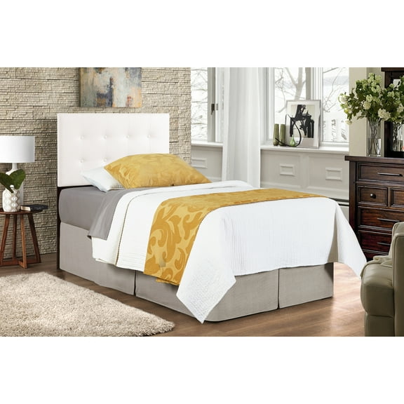 Glory Furniture Super Nova Faux Leather Upholstered Twin Headboard in White