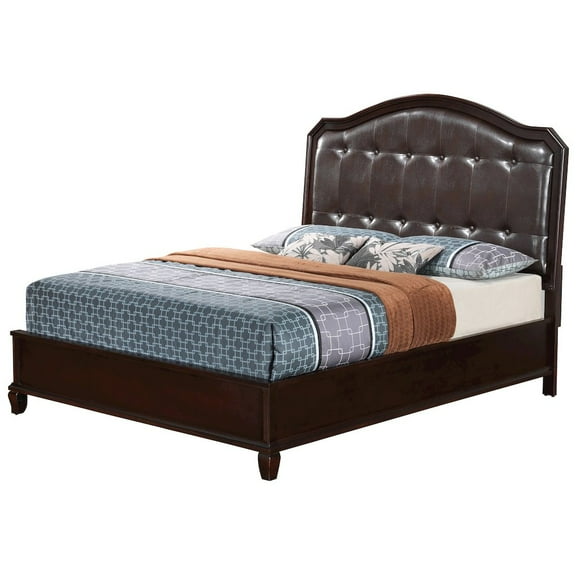 Glory Furniture Triton Full Bed in Cappuccino Color