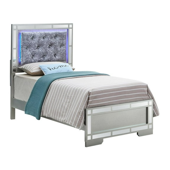 Glory Furniture Madison Twin Bed in Champagne Color