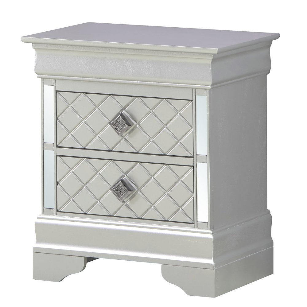 Glory Furniture Verona Nightstand in Champagne Color
