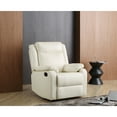 thumbnail image 1 of Glory Furniture Ward Faux Leather Rocker Recliner in Pearl, 1 of 2