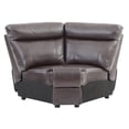 thumbnail image 1 of Glory Furniture Ward Sofa in Dark Brown Color, 1 of 7