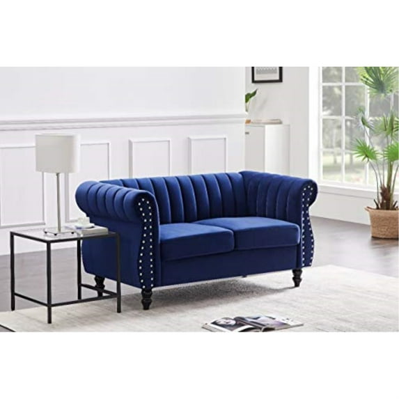Glory Furniture Westwood G0691A-L Loveseat , NAVY BLUE